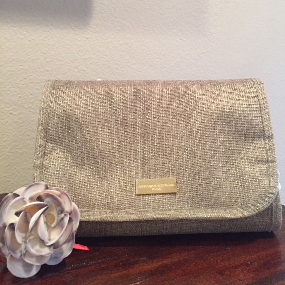 Adrienne Vittadini Studio gold Travel Bag